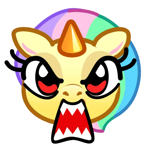 😡 Эмодзи «Unicorn Emoji» для Telegram
