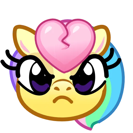 💔 Эмодзи «Unicorn Emoji» для Telegram