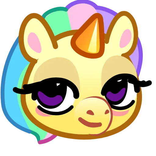 Стикерпак Unicorn Emoji - для Telegram