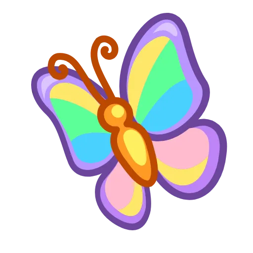 🦋 Стикер «Unicorn Emoji -» для Telegram