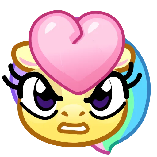 💔 Стикер «Unicorn Emoji -» для Telegram