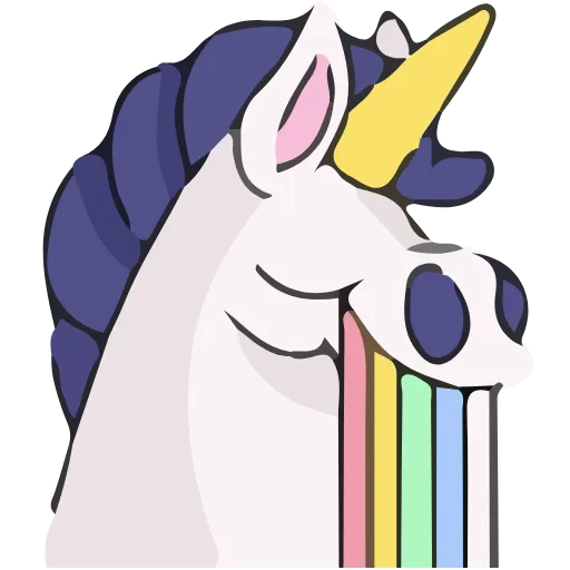 🌈 Эмодзи «Unicorn» для Telegram
