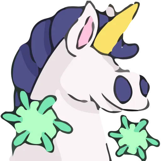 🦠 Эмодзи «Unicorn» для Telegram