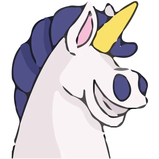😁 Эмодзи «Unicorn» для Telegram