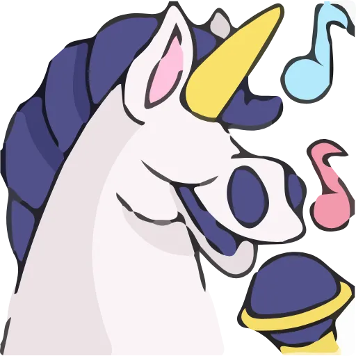 🎶 Эмодзи «Unicorn» для Telegram