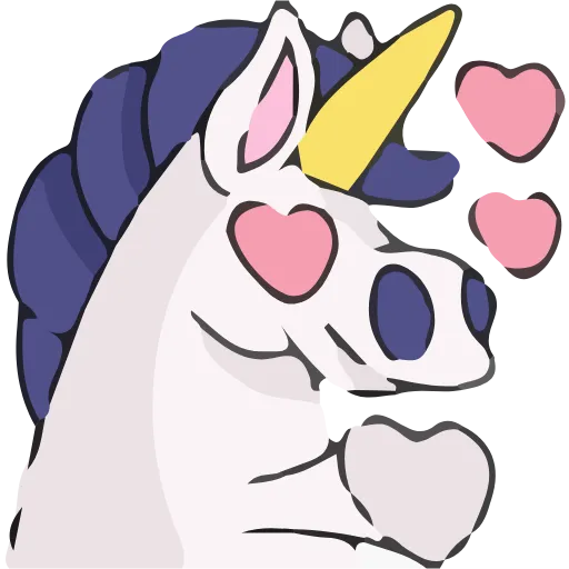 💗 Эмодзи «Unicorn» для Telegram