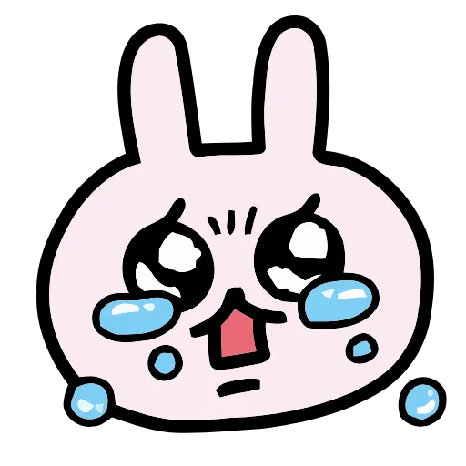 🐰 Эмодзи «Unstable Rabbit» для Telegram