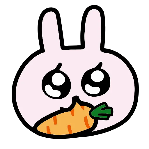 🐰 Эмодзи «Unstable Rabbit» для Telegram
