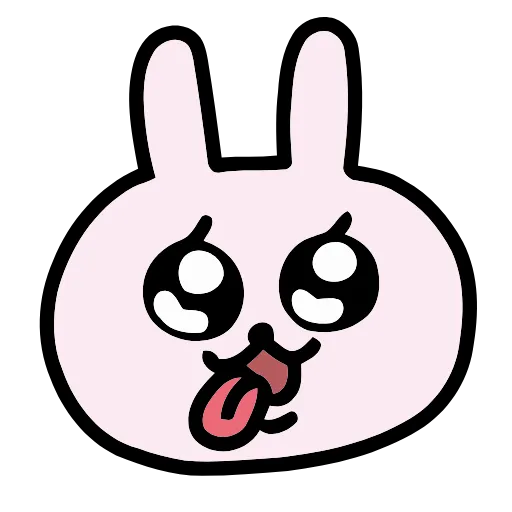 🐰 Эмодзи «Unstable Rabbit» для Telegram