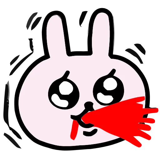 🐰 Эмодзи «Unstable Rabbit» для Telegram