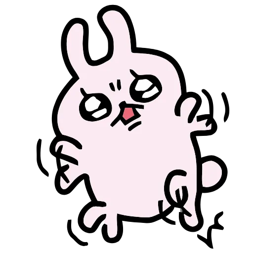 🐰 Эмодзи «Unstable Rabbit» для Telegram