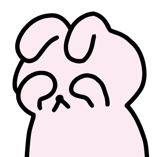 🐰 Эмодзи «Unstable Rabbit» для Telegram