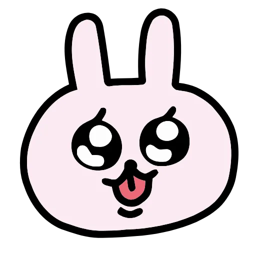 🐰 Эмодзи «Unstable Rabbit» для Telegram