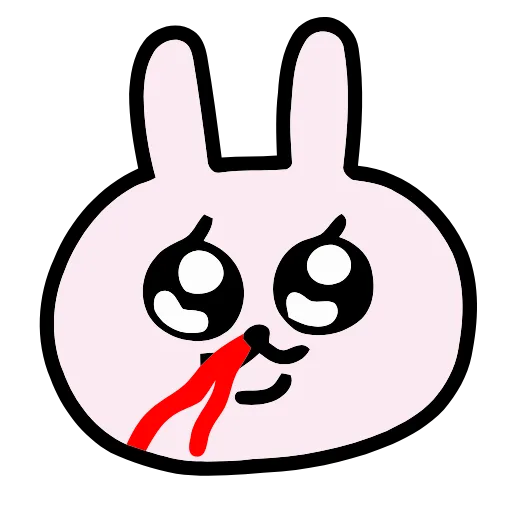 🐰 Эмодзи «Unstable Rabbit» для Telegram