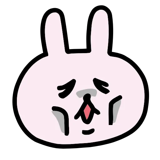 🐰 Эмодзи «Unstable Rabbit» для Telegram