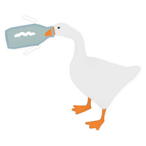 🍾 Стикер «Untitled Goose» для Telegram