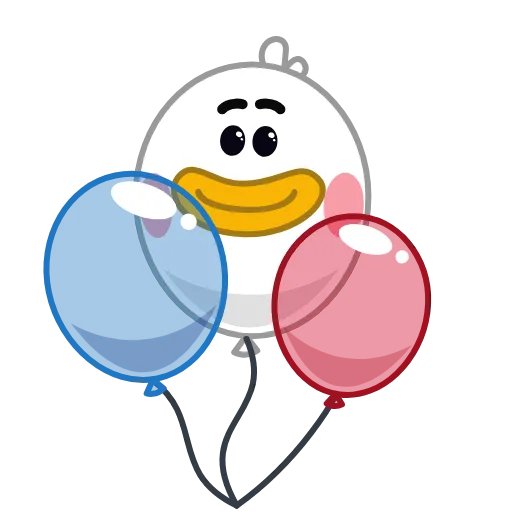 🎈 Эмодзи «Уточка» для Telegram