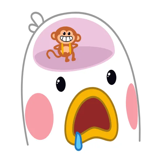 😱 Эмодзи «Уточка» для Telegram