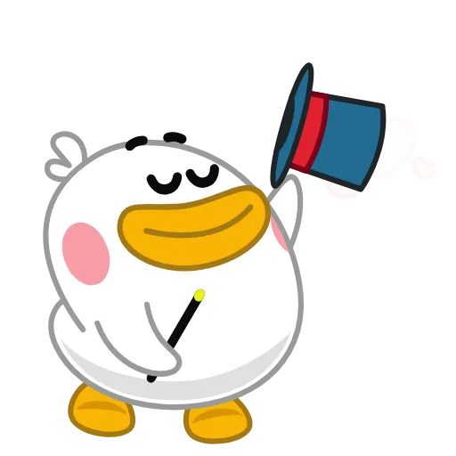 😌 Эмодзи «Уточка» для Telegram