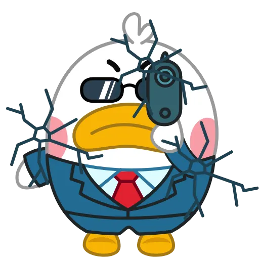 😎 Эмодзи «Уточка» для Telegram