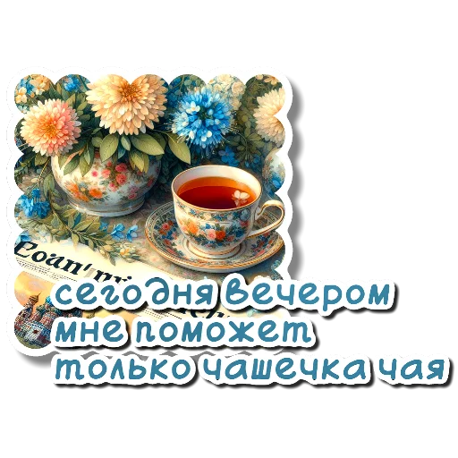 🍽 Стикер «Утро день вечер ночь» для Telegram