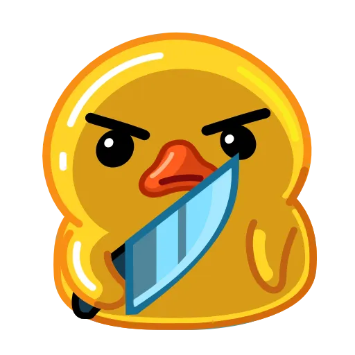 🔪 Эмодзи «Анимированный набор эмоджи с Утей» для Telegram