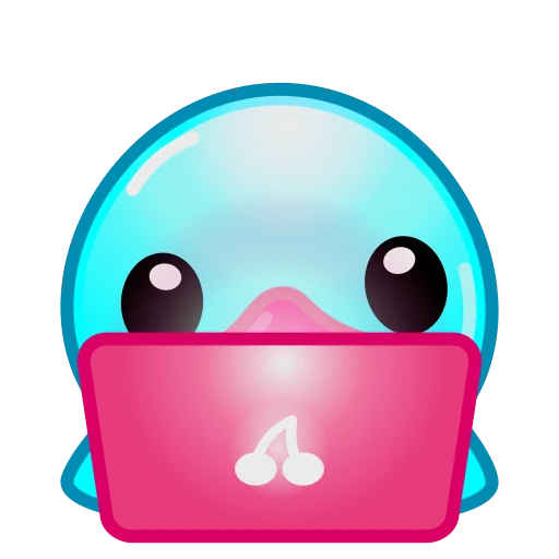 🖥️ Эмодзи «Утя циан» для Telegram