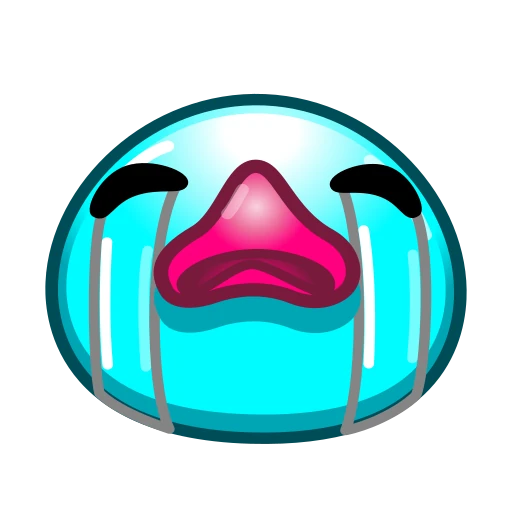😢 Эмодзи «Утя циан» для Telegram