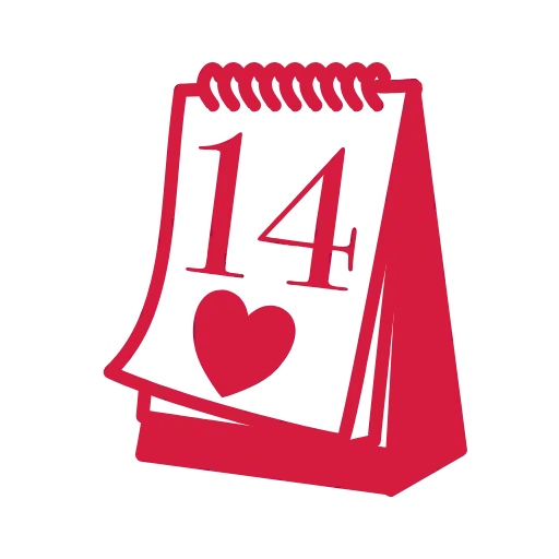 📆 Эмодзи «Vday» для Telegram