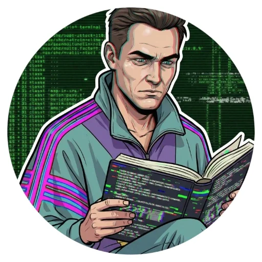📚 Стикер «VHS Glitch Mood» для Telegram