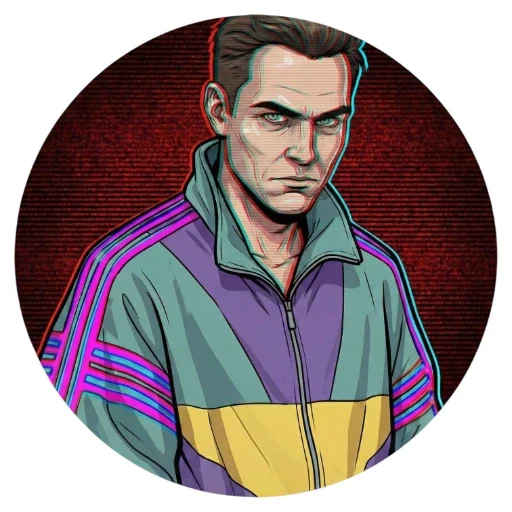 😡 Стикер «VHS Glitch Mood» для Telegram