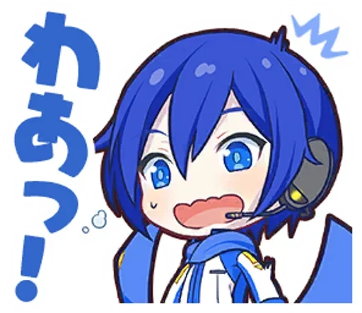 ⁉ Стикер «VIRTUAL SINGER» для Telegram