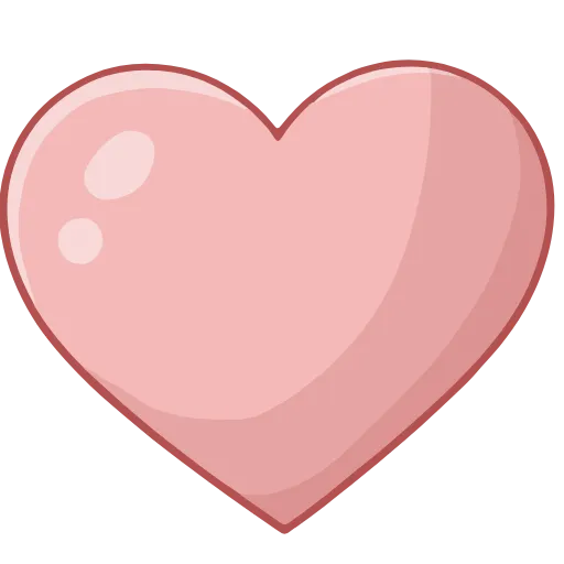 ❤️ Эмодзи «Розовые пастельные буквы» для Telegram