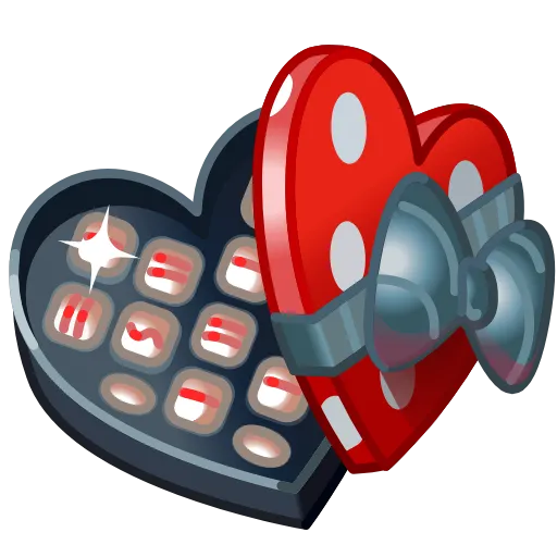 🍫 Эмодзи «Valentine Box» для Telegram