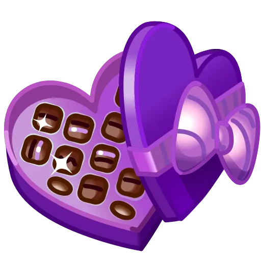 🍫 Эмодзи «Valentine Box» для Telegram