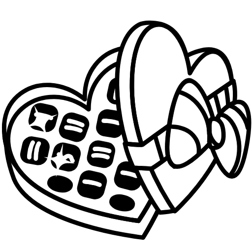 🍫 Эмодзи «Valentine Box» для Telegram