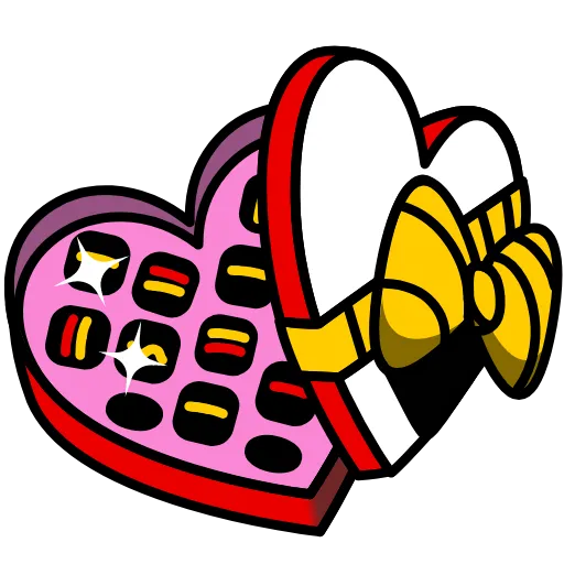 🍫 Эмодзи «Valentine Box» для Telegram