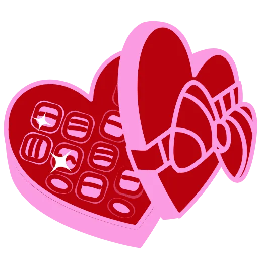 🍫 Эмодзи «Valentine Box» для Telegram