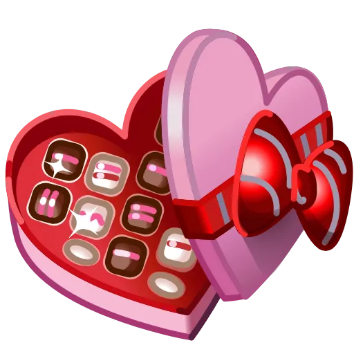 🍫 Эмодзи «Valentine Box» для Telegram