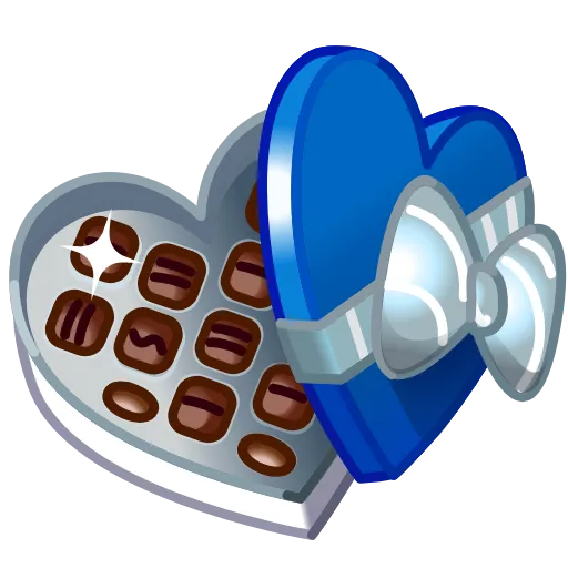 🍫 Эмодзи «Valentine Box» для Telegram