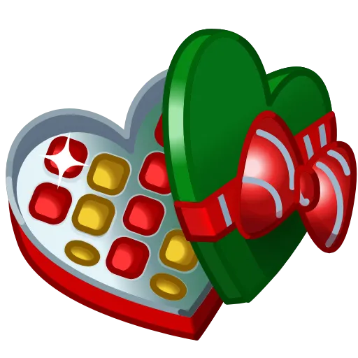 🍫 Эмодзи «Valentine Box» для Telegram
