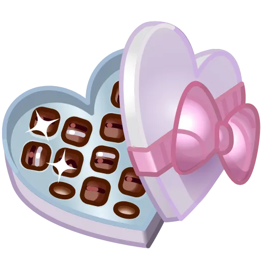 🍫 Эмодзи «Valentine Box» для Telegram