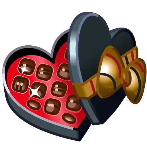 🍫 Эмодзи «Valentine Box» для Telegram