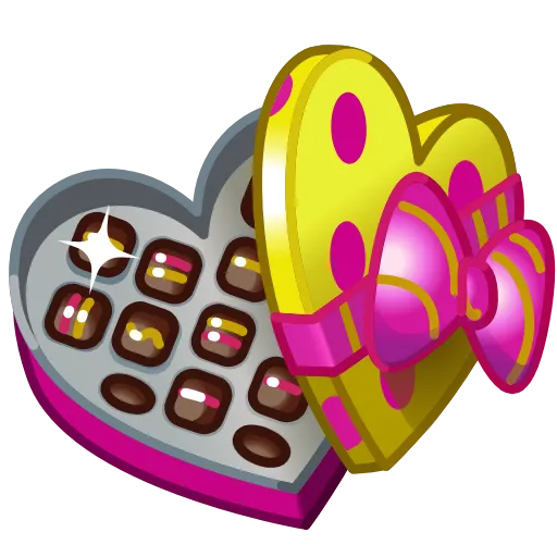 🍫 Эмодзи «Valentine Box» для Telegram