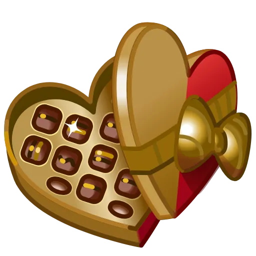 🍫 Эмодзи «Valentine Box» для Telegram