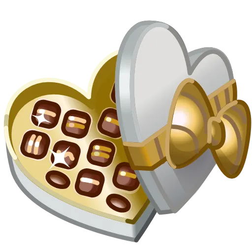 🍫 Эмодзи «Valentine Box» для Telegram