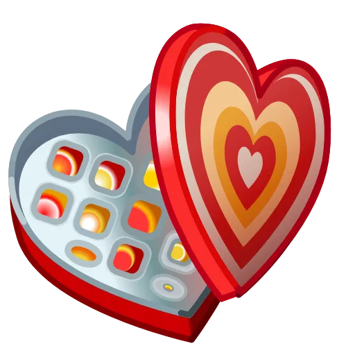 🍫 Эмодзи «Valentine Box» для Telegram