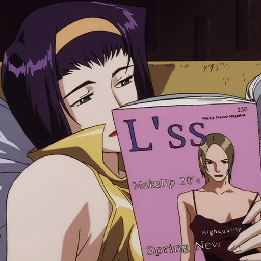 🚬 Стикер «Faye Valentine» для Telegram