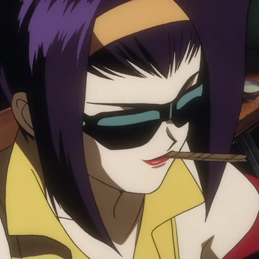 🚬 Стикер «Faye Valentine» для Telegram