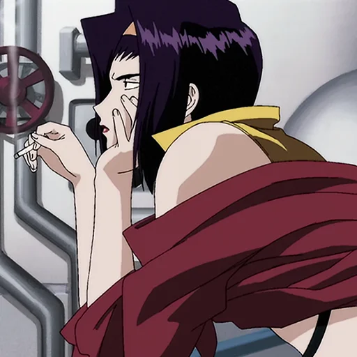 🚬 Стикер «Faye Valentine» для Telegram